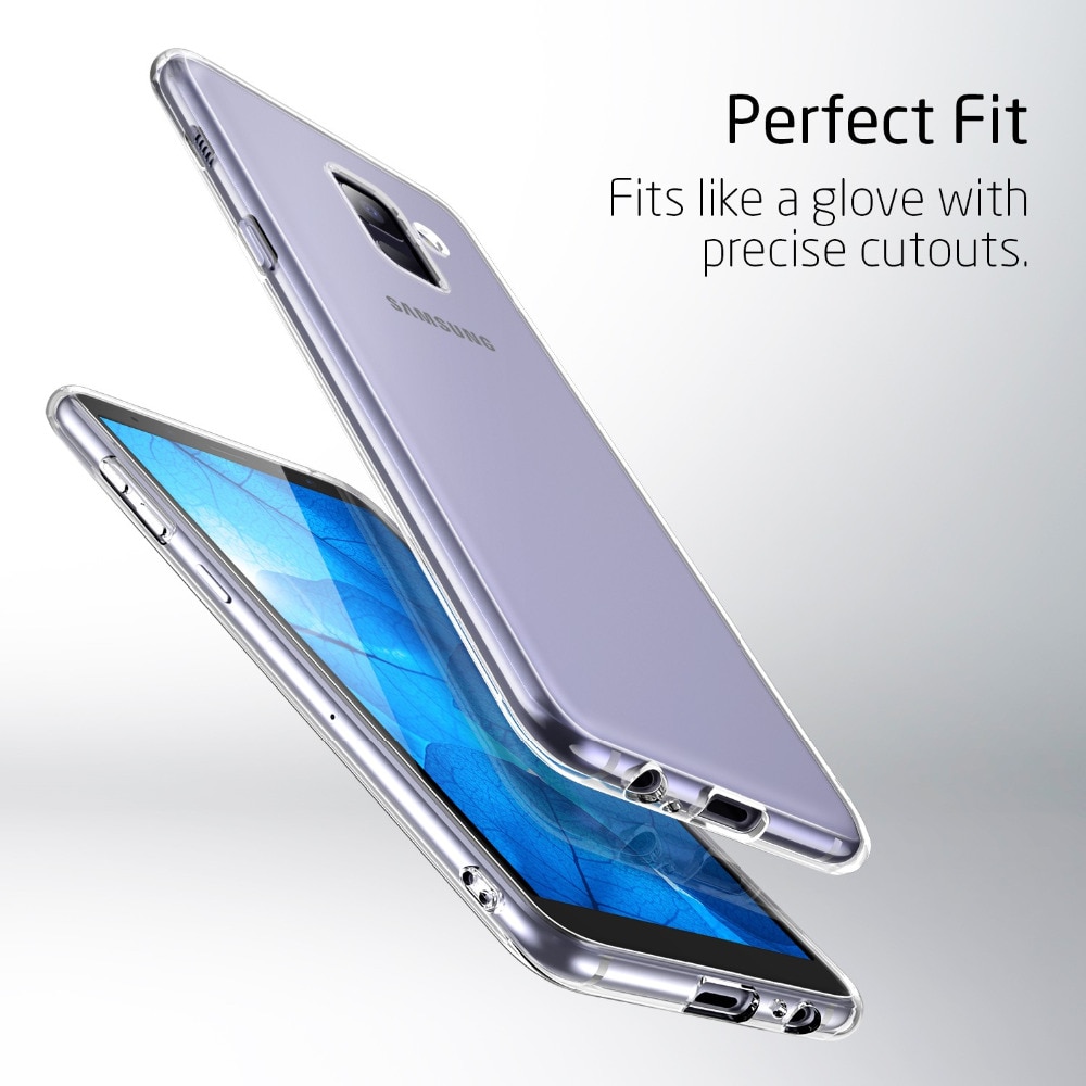 Ốp lưng dẻo silicon trong suốt cho Samsung Galaxy A8 - A8 Plus 2018 hiệu Ultra Thin