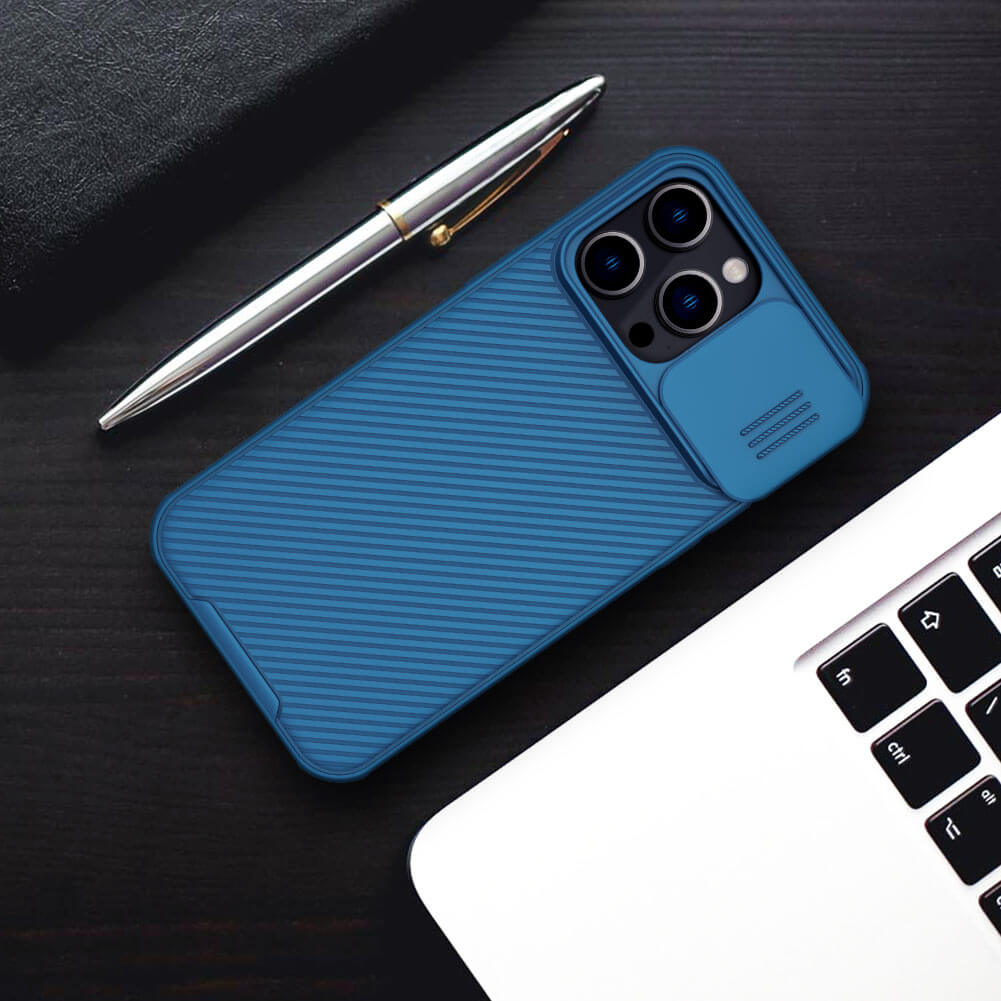 Ốp lưng chống sốc hỗ trợ sạc nhanh Magsafe cho iPhone 14 Pro Max (6.7 inch) bảo vệ Camera hiệu Nillkin Camshield Pro 