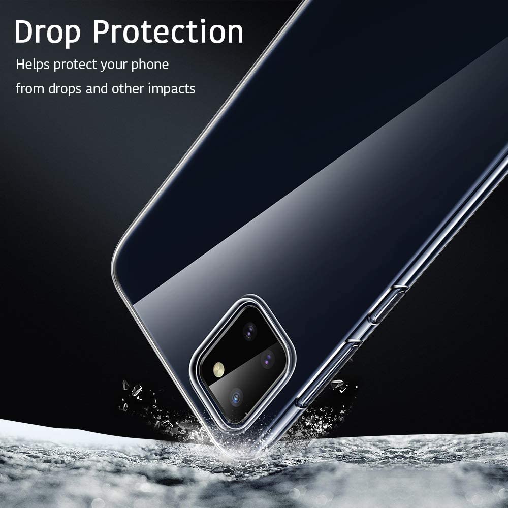 Ốp lưng dẻo silicon trong suốt cho Samsung Galaxy Note 10 Lite hiệu Ultra Thin