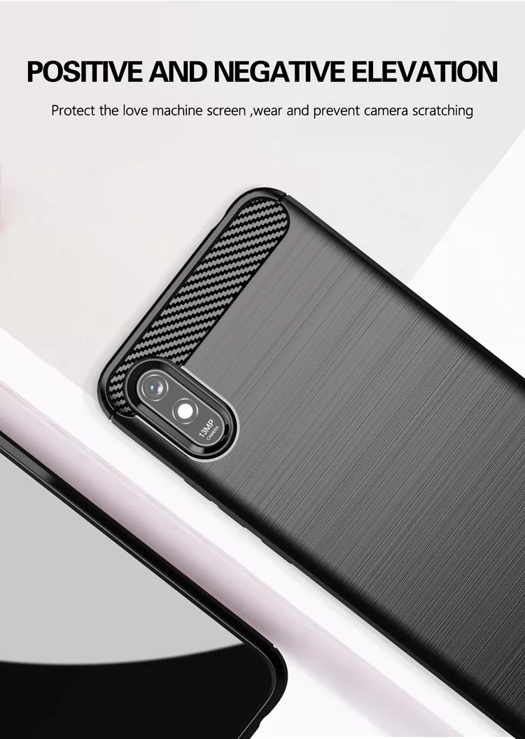 Ốp lưng chống sốc vân kim loại cho Xiaomi Redmi 9A hiệu Likgus