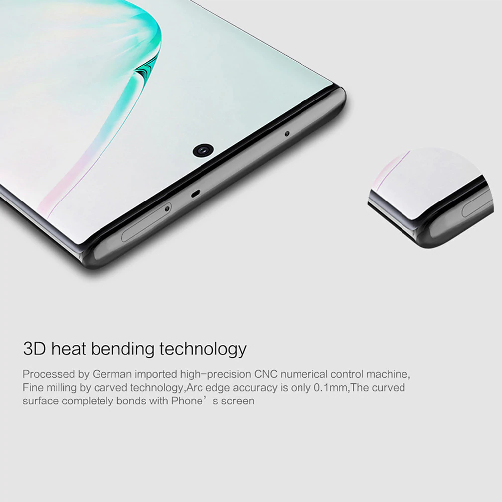 Miếng dán cường lực full 3D cho Samsung Galaxy Note 10 - Note 10 5G - Note 10 Plus - Note 10 Plus 5G hiệu Nillkin CP+ Max
