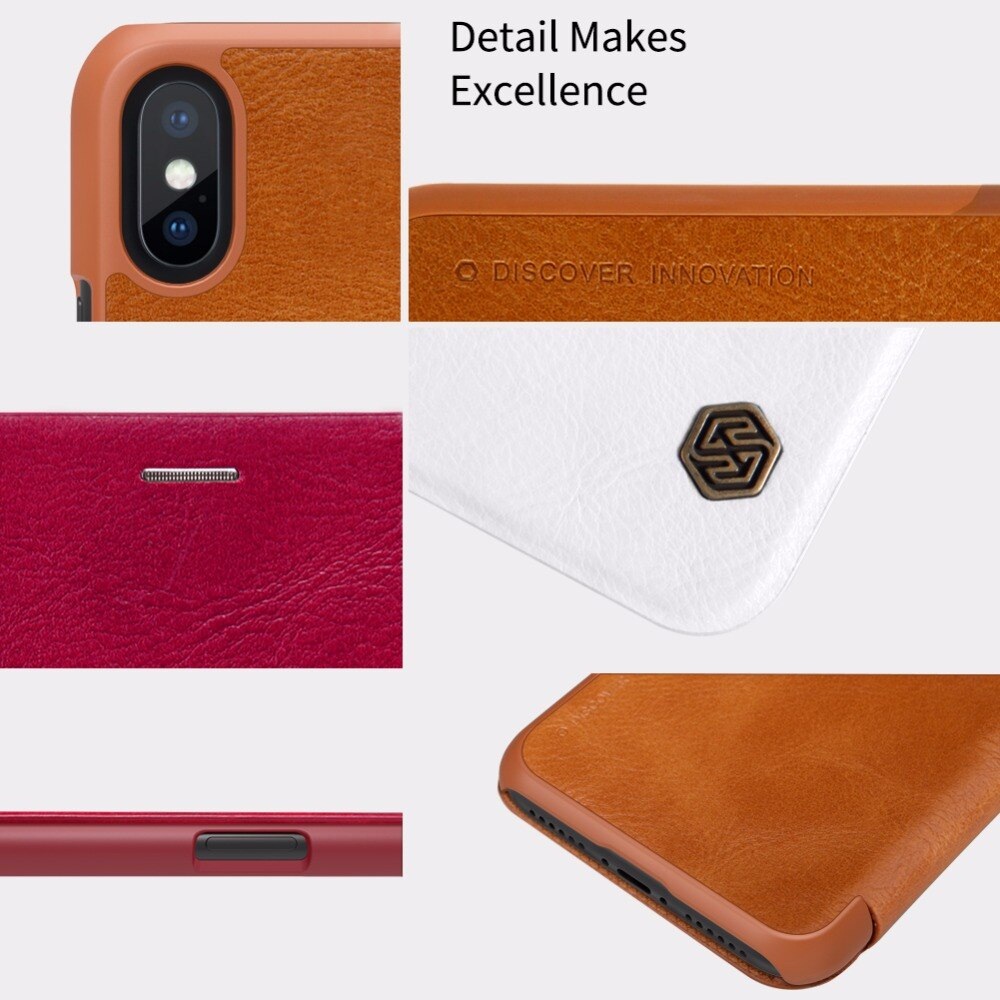Nillkin Qin Series Leather case for Apple iPhone X- XS - XS MAX