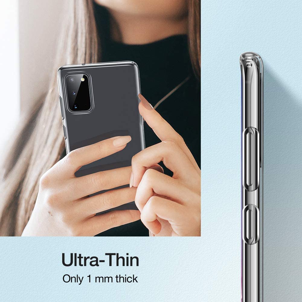 Ốp lưng dẻo silicon trong suốt cho Samsung Galaxy S20 - S20 Plus hiệu Ultra Thin