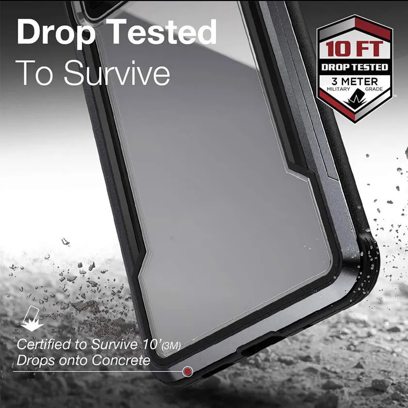 Ốp lưng chống sốc viền màu kim loại cho Samsung Galaxy Note 20 Ultra hiệu HOTCASE X-doria Defense shield