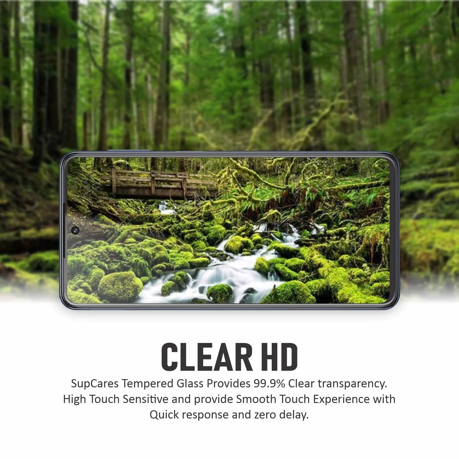 Miếng dán kính cường lực cho Samsung Galaxy S20 FE full màn hình 3D hiệu Kuzoom Protective Glass