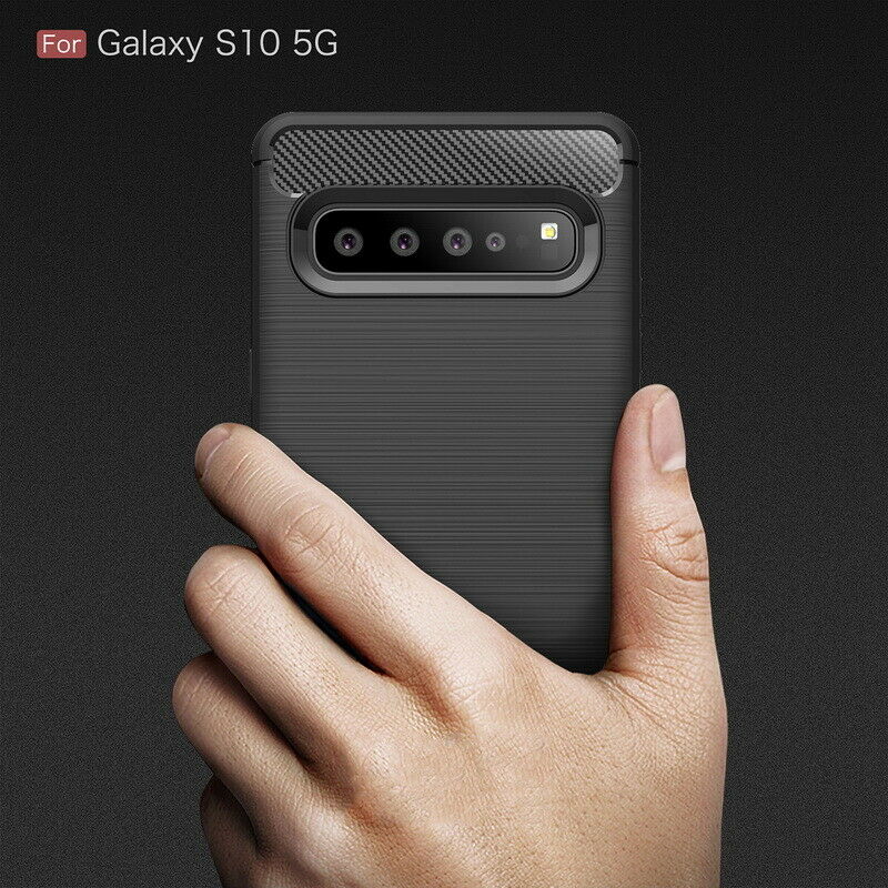 Ốp lưng chống sốc vân kim loại cho Samsung Galaxy S10 5G hiệu Likgus