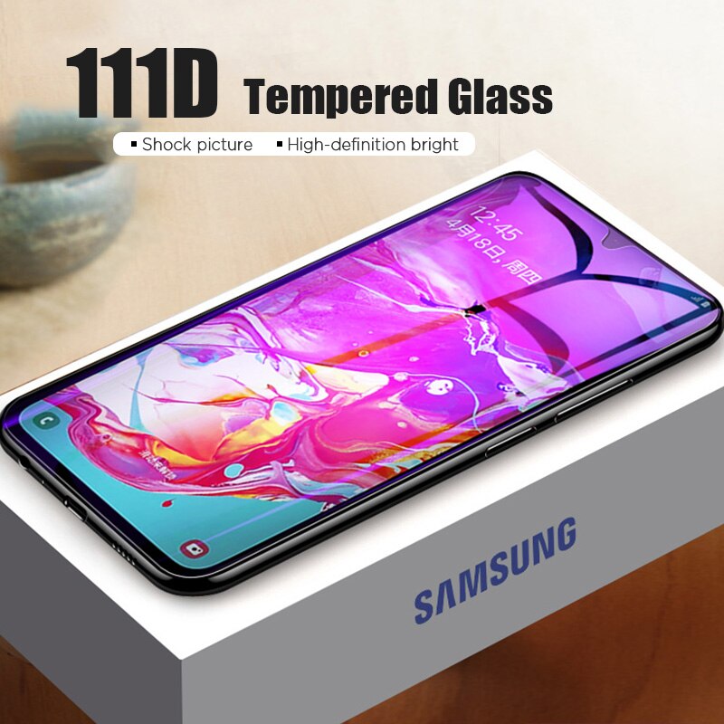 Miếng dán kính cường lực full màn hình 111D cho Samsung Galaxy A01 - A10 - A10s - A20 - A20s - A30 - A30s - A31 hiệu HOTCASE