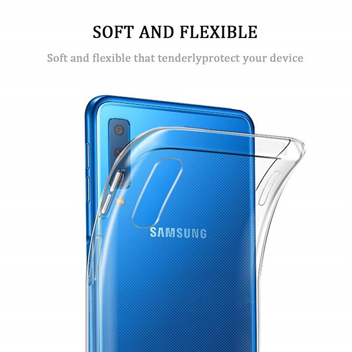 Ốp lưng silicon dẻo cho Samsung Galaxy A7 2018 hiệu Ultra Thin