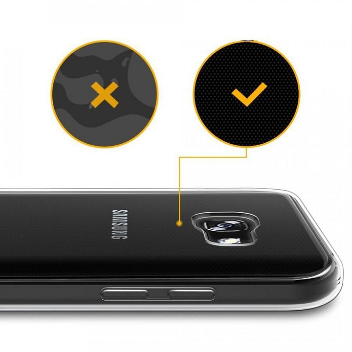 Ốp lưng dẻo silicon trong suốt cho Samsung Galaxy A7 2017 hiệu Ultra Thin