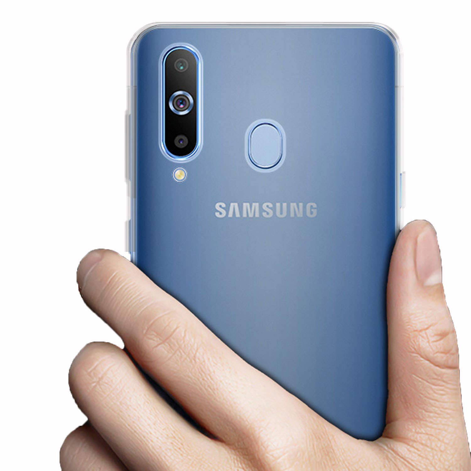 Ốp lưng dẻo silicon trong suốt cho Samsung Galaxy A8s hiệu Ultra Thin