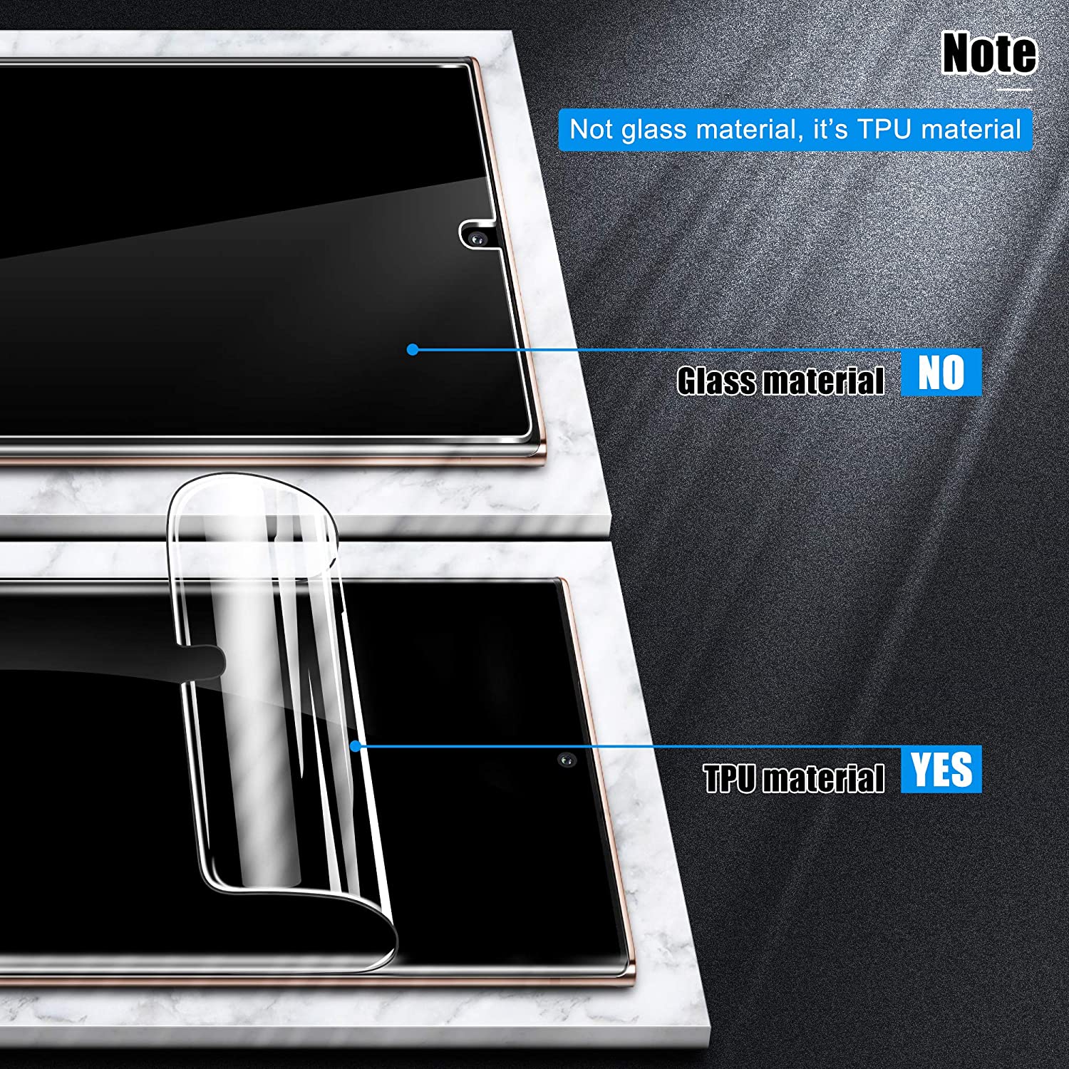 Miếng dán dẻo PPF chống trầy màn hình cho Samsung Galaxy Note 20 Ultra hiệu Vmax