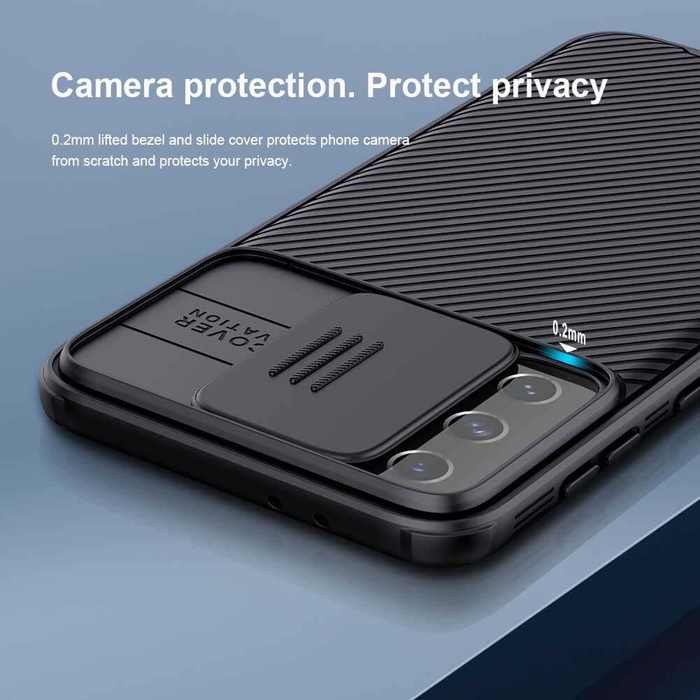 Ốp lưng Samsung Galaxy S21 - S21 Plus chống sốc bảo vệ Camera hiệu Nillkin Camshield