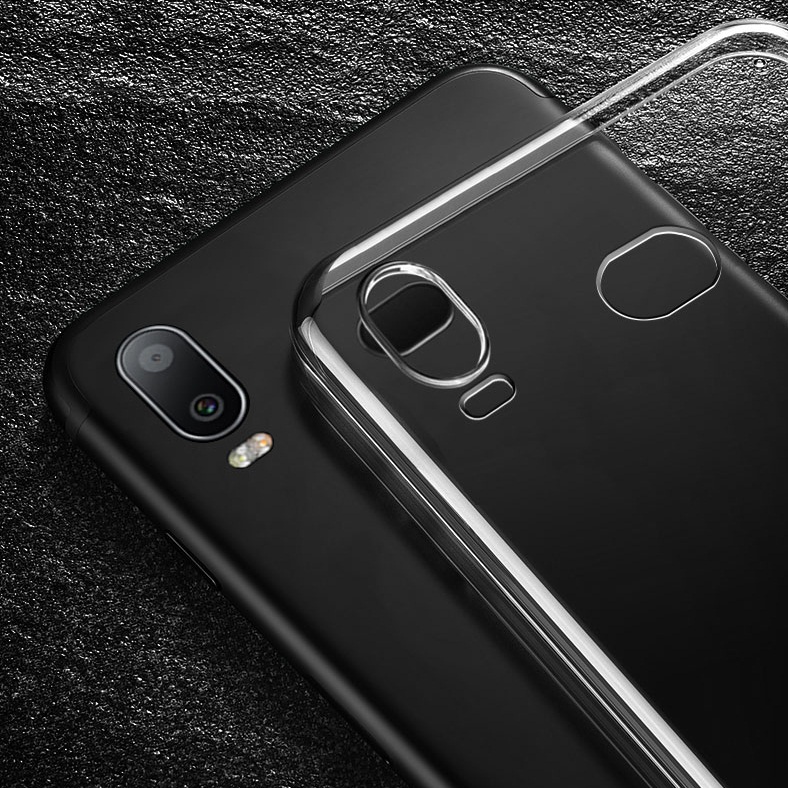 Ốp lưng dẻo silicon trong suốt cho Samsung Galaxy A6s hiệu Ultra Thin