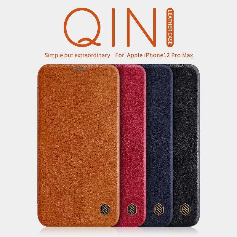 Nillkin Qin Series Leather case for Apple iPhone 12, iPhone 12 Pro 6.1