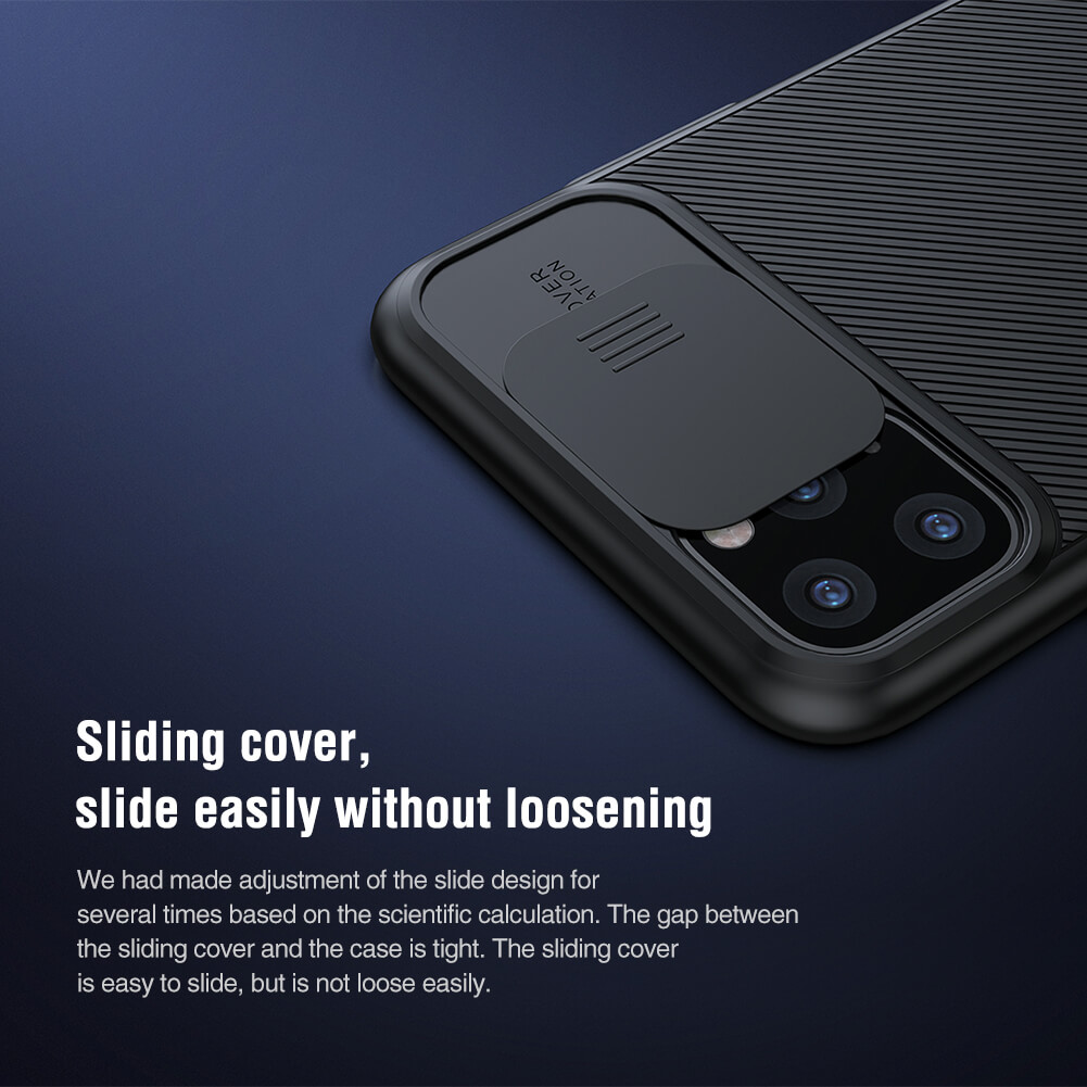 Ốp lưng chống sốc bảo vệ Camera cho iPhone 11 Pro - 11 Pro Max hiệu Nillkin Camshield