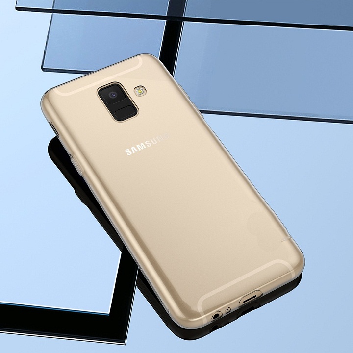 Ốp lưng dẻo silicon trong suốt cho Samsung Galaxy A6 2018 hiệu Ultra Thin
