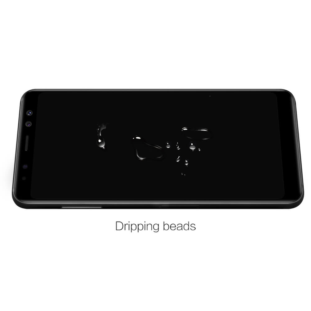 Miếng dán kính cường lực full màn hình 111D cho Samsung Galaxy A8 2018 - A8 Plus 2018 hiệu HOTCASE