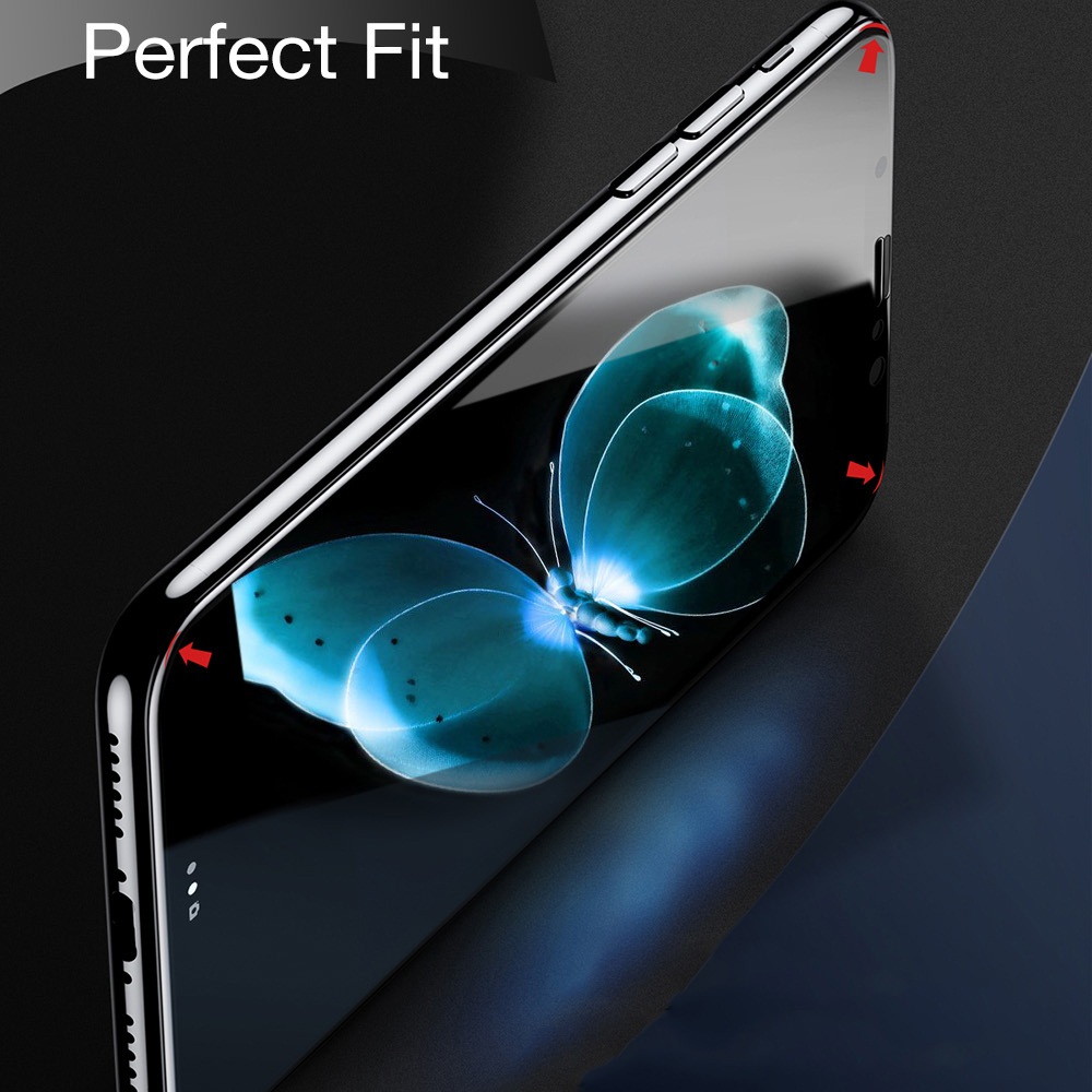 Miếng dán kính cường lực full 3D cho iPhone X - Xs - Xs Max - XR - Iphone 11 - 11 Pro - 11 Pro Max hiệu Baseus