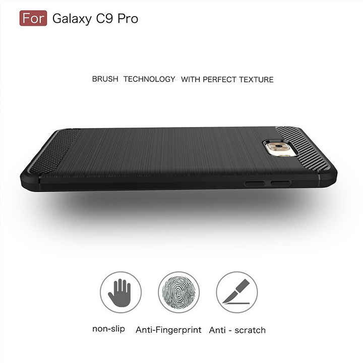 Ốp lưng chống sốc vân kim loại cho Samsung Galaxy C9 Pro hiệu Likgus