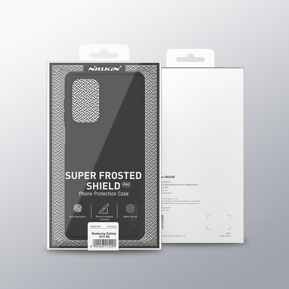 Ốp lưng sần chống sốc cho Samsung Galaxy A73 5G mặt lưng nhám hiệu Nillkin Super Frosted Shield Pro