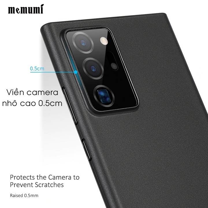 Ốp lưng nhám siêu mỏng 0.3mm cho Samsung Galaxy Note 20 - Note 20 Ultra hiệu Memumi