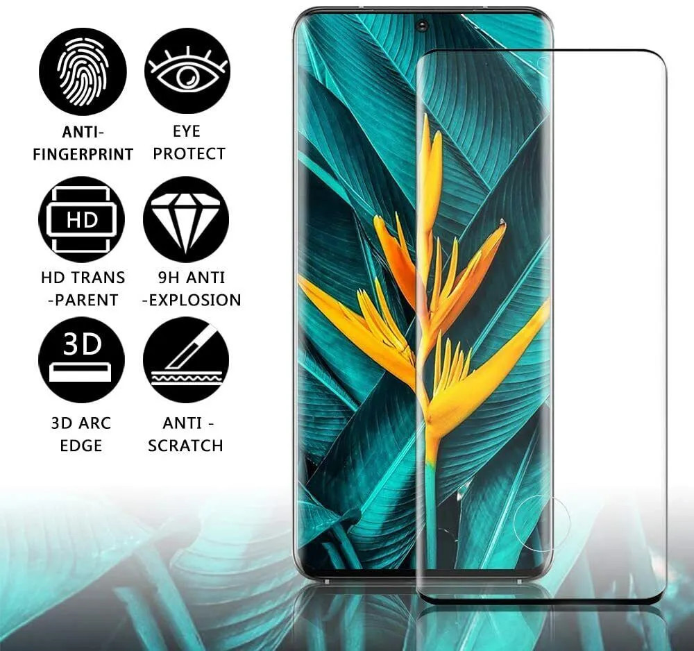 Miếng dán kính cường lực cho Samsung Galaxy S23 / Galaxy S23+ / Galaxy S23 Plus / Galaxy S23 Ultra full màn hình 3D hiệu Kuzoom Protective Glass