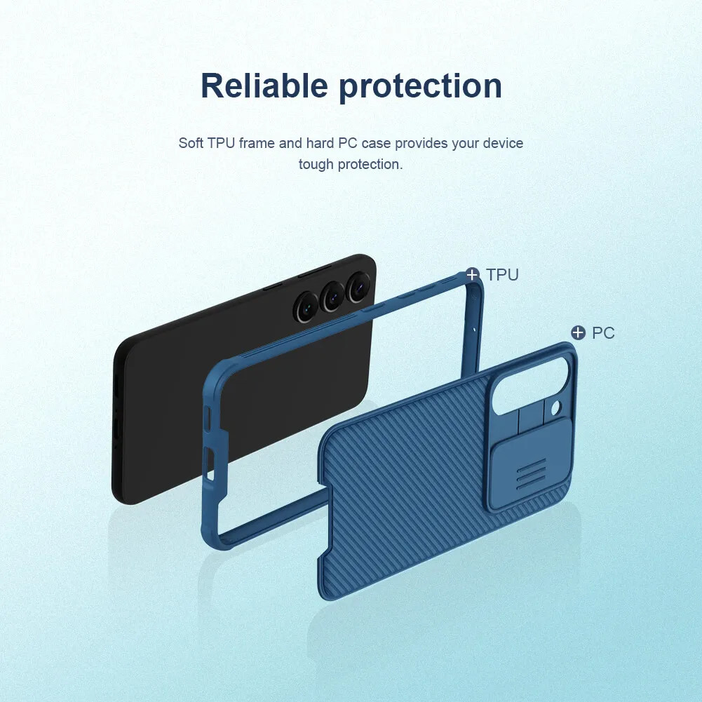 Ốp lưng chống sốc cho Samsung Galaxy S23 bảo vệ Camera hiệu Nillkin Camshield Pro