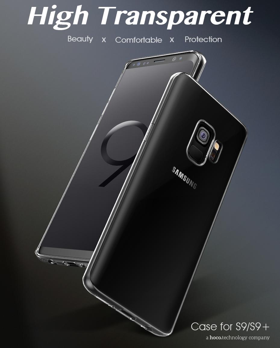 Ốp lưng dẻo silicon trong suốt cho Samsung Galaxy S9 hiệu Ultra Thin