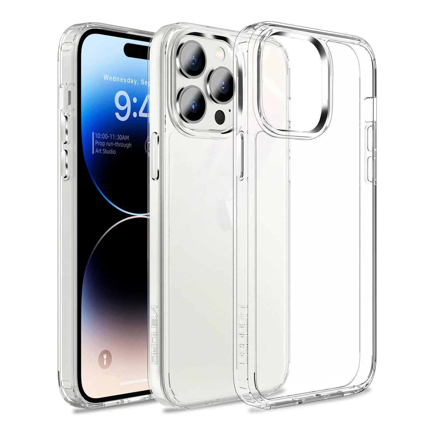 Ốp lưng chống sốc trong suốt cho iPhone 14 / 14 Plus / 14 Pro / 14 Pro Max hiệu X-Level Sparkling Series