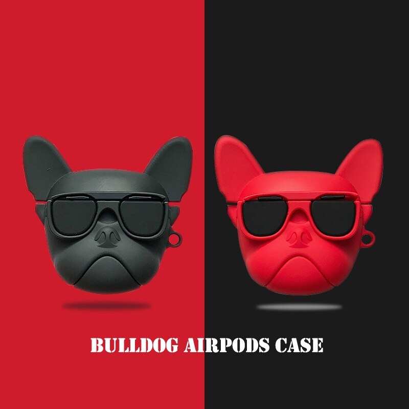 Bao case silicon chống sốc cho tai nghe Apple Airpods Pro kiểu dáng BullDog