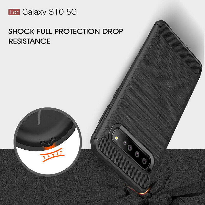 Ốp lưng chống sốc vân kim loại cho Samsung Galaxy S10 5G hiệu Likgus