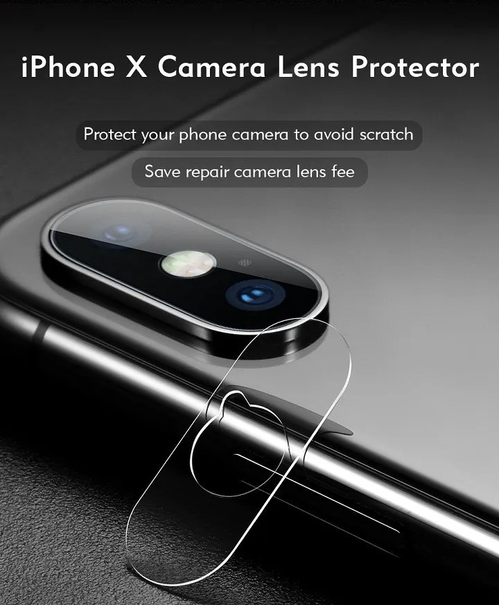 Miếng dán kính cường lực bảo vệ Camera mỏng 0.15mm cho iPhone X / Xs / Xs Max hiệu BASEUS