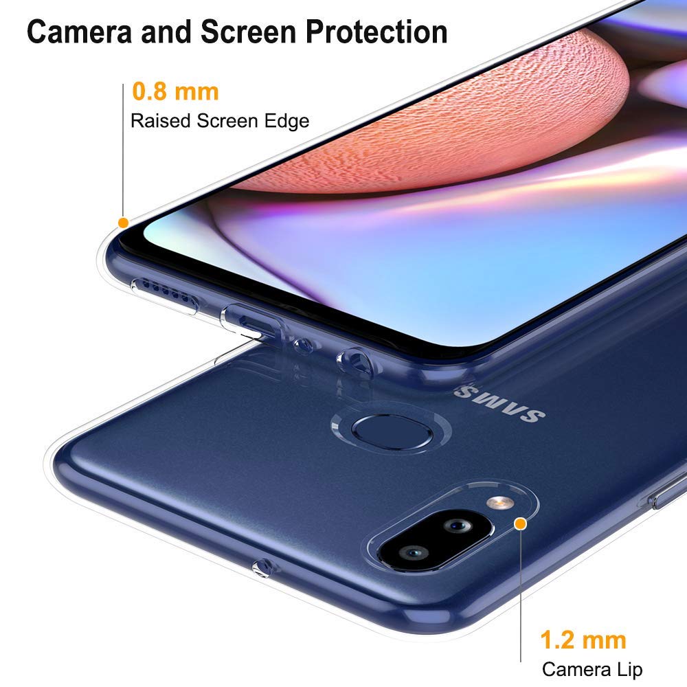 Ốp lưng dẻo silicon trong suốt cho Samsung Galaxy A10s hiệu Ultra Thin