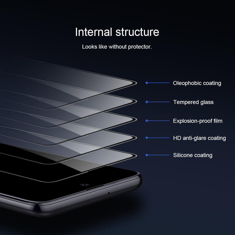Miếng dán kính cường lực full 3D cho Samsung Galaxy A71 - Note 10 Lite hiệu Nillkin CP+ Max