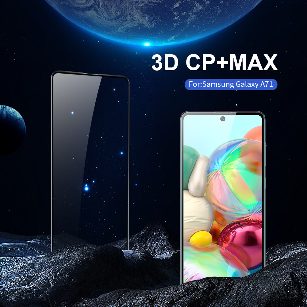 Miếng dán kính cường lực full 3D cho Samsung Galaxy A71 - Note 10 Lite hiệu Nillkin CP+ Max