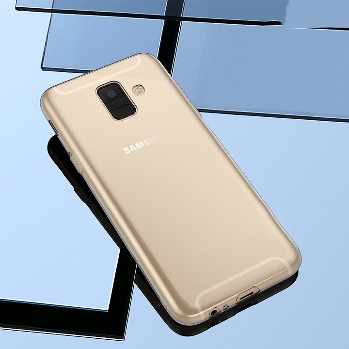 Ốp lưng dẻo silicon trong suốt cho Samsung Galaxy A6 Plus 2018 hiệu Ultra Thin
