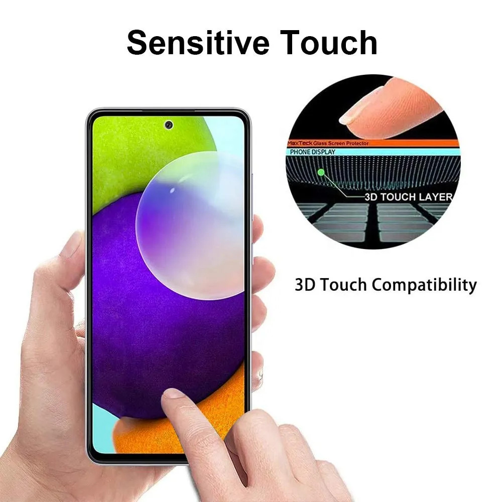 Miếng dán kính cường lực full màn hình 111D cho Samsung Galaxy A73 5G hiệu HOTCASE (siêu mỏng chỉ 0.3mm, độ trong tuyệt đối, bo cong bảo vệ viền, độ cứng 9H)