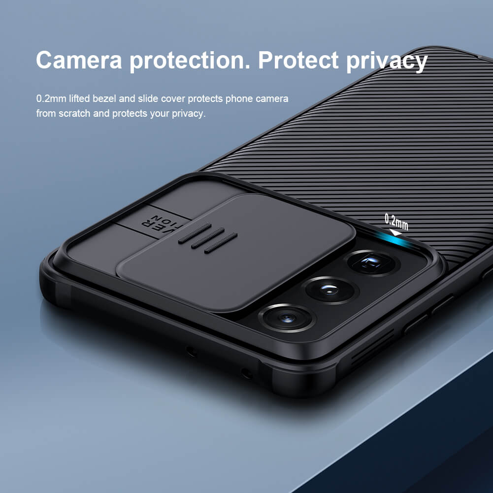Ốp lưng Samsung Galaxy S21 Ultra chống sốc bảo vệ Camera hiệu Nillkin Camshield