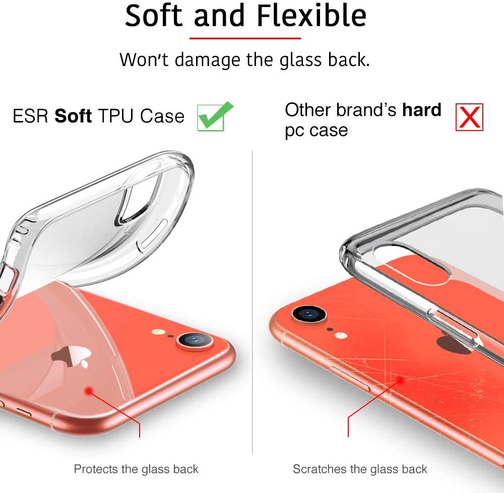 Ốp lưng dẻo silicon trong suốt cho iPhone XR hiệu Ultra Thin siêu mỏng 0.6mm, chống trầy, chống bụi