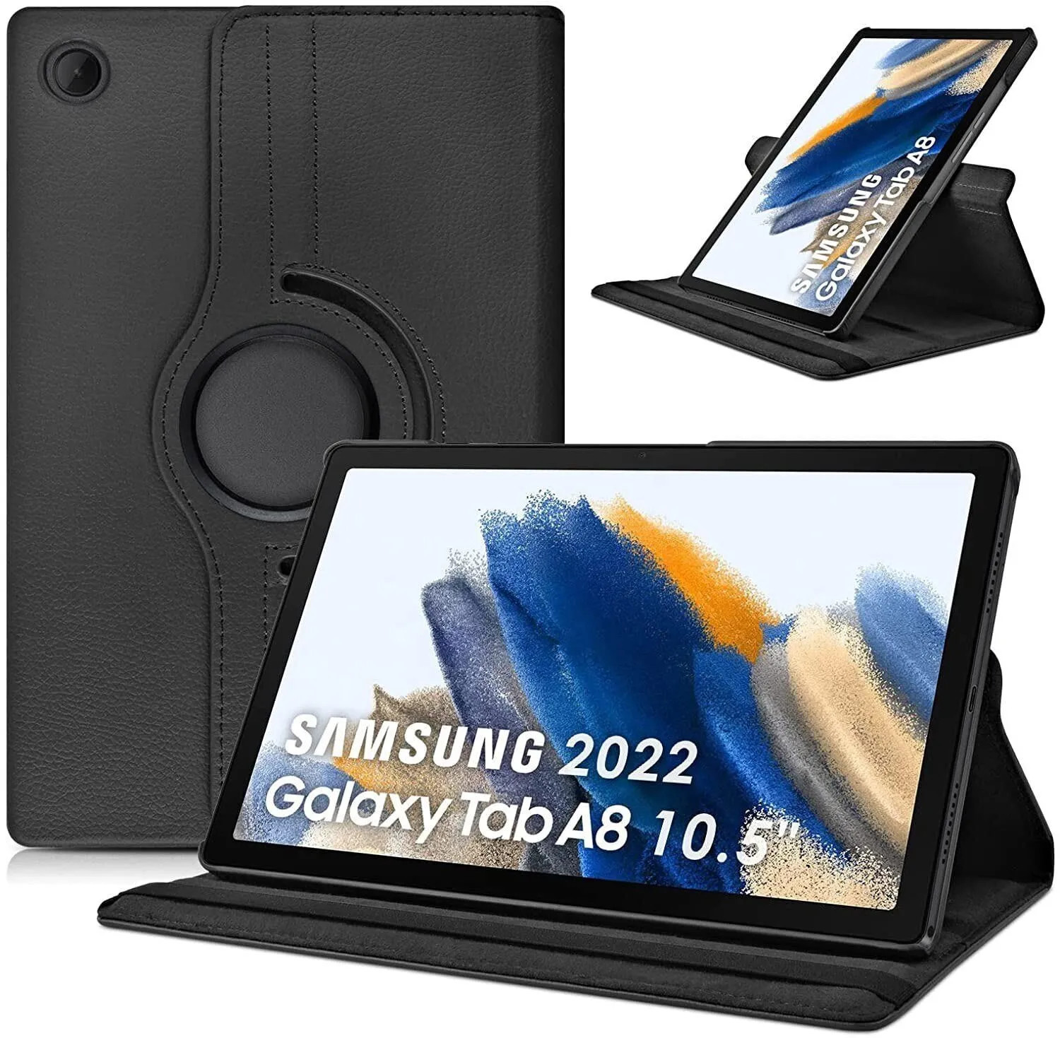 Case bao da chống sốc xoay 360 độ cho Samsung Galaxy Tab A8 10.5 inch 2022 (SM-X200 / X205 / X207) có khe S-Pen hiệu HOTCASE