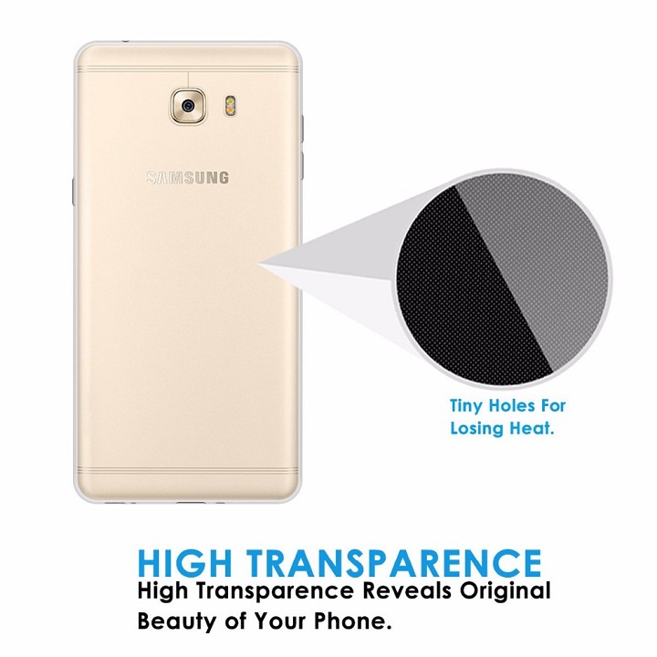 Ốp lưng dẻo silicon trong suốt cho Samsung Galaxy C9 Pro hiệu Ultra Thin