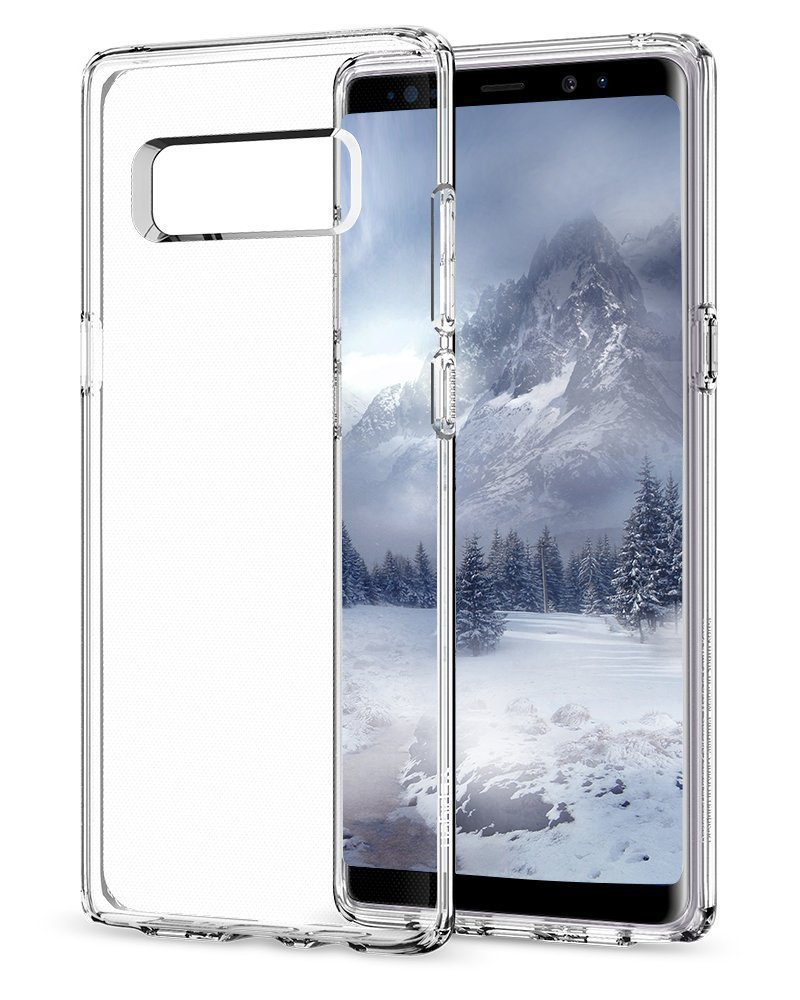 Ốp lưng dẻo silicon trong suốt cho Samsung Galaxy Note 8 hiệu Ultra Thin siêu mỏng 0.6mm, chống trầy, chống bụi