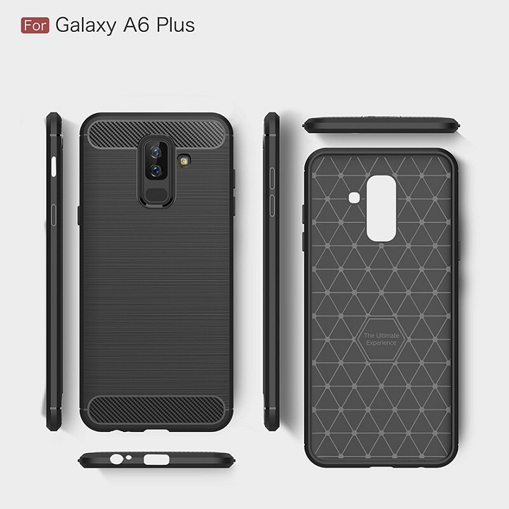 Ốp lưng chống sốc vân kim loại cho Samsung Galaxy A6 Plus 2018 hiệu Likgus