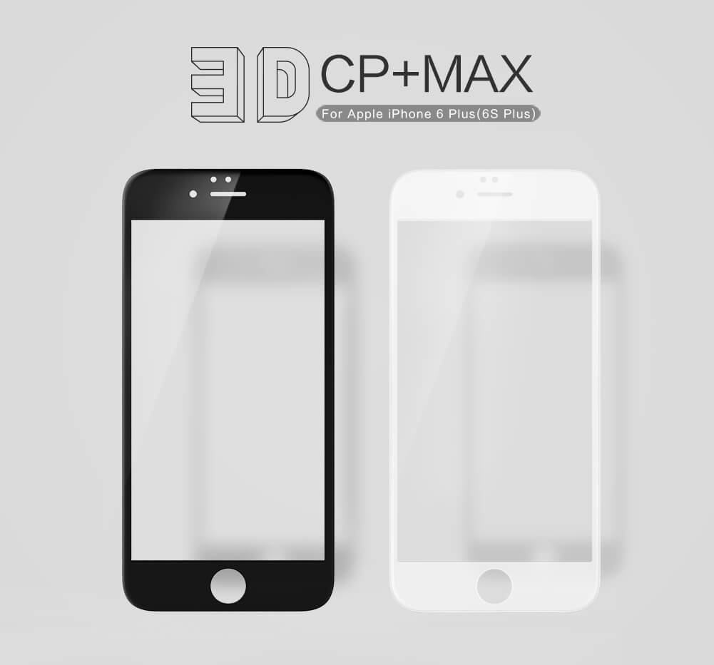 Miếng dán cường lực full 3D cho iPhone 6 / iPhone 6s / 6 Plus / 6s Plus hiệu Nillkin CP+ Max