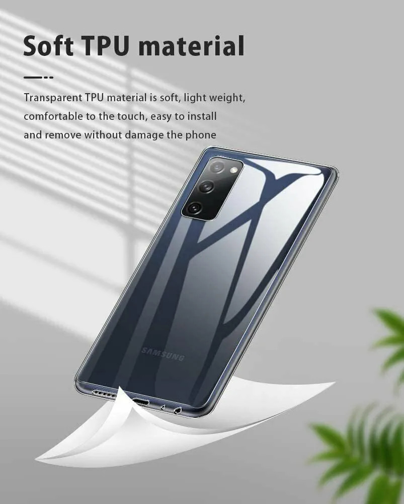 Ốp lưng silicon dẻo trong suốt mỏng 0.6mm cho Samsung Galaxy S20 FE hiệu Ultra Thin độ trong tuyệt đối chống trầy xước - Hàng nhập khẩu