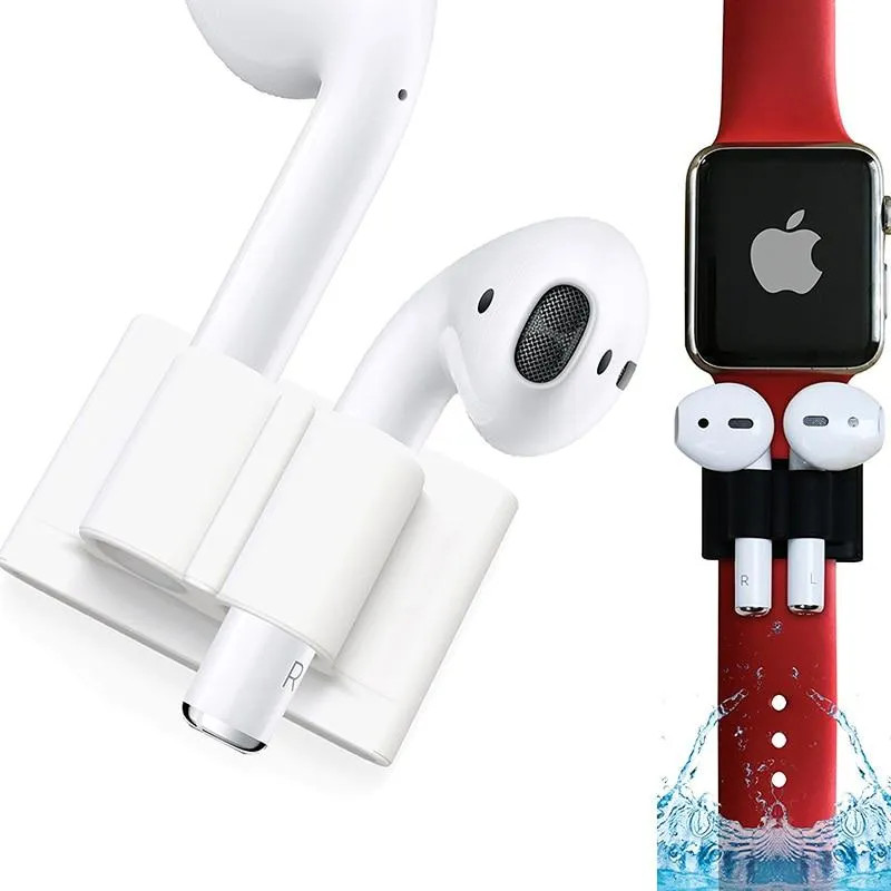Bộ Móc tai nghe và đeo tay silicon cho Apple Airpods Conteecti