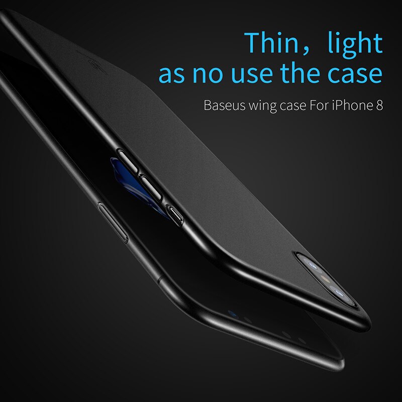 Ốp lưng siêu mỏng 0.5mm cho iPhone X - Xs - Xs Max Hiệu Baseus Wing Case