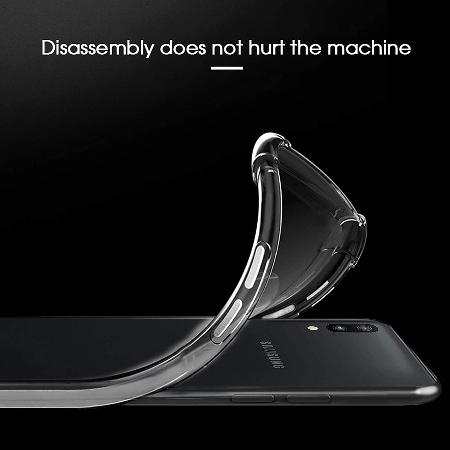 Ốp lưng dẻo silicon trong suốt cho Samsung Galaxy M10 hiệu Ultra Thin