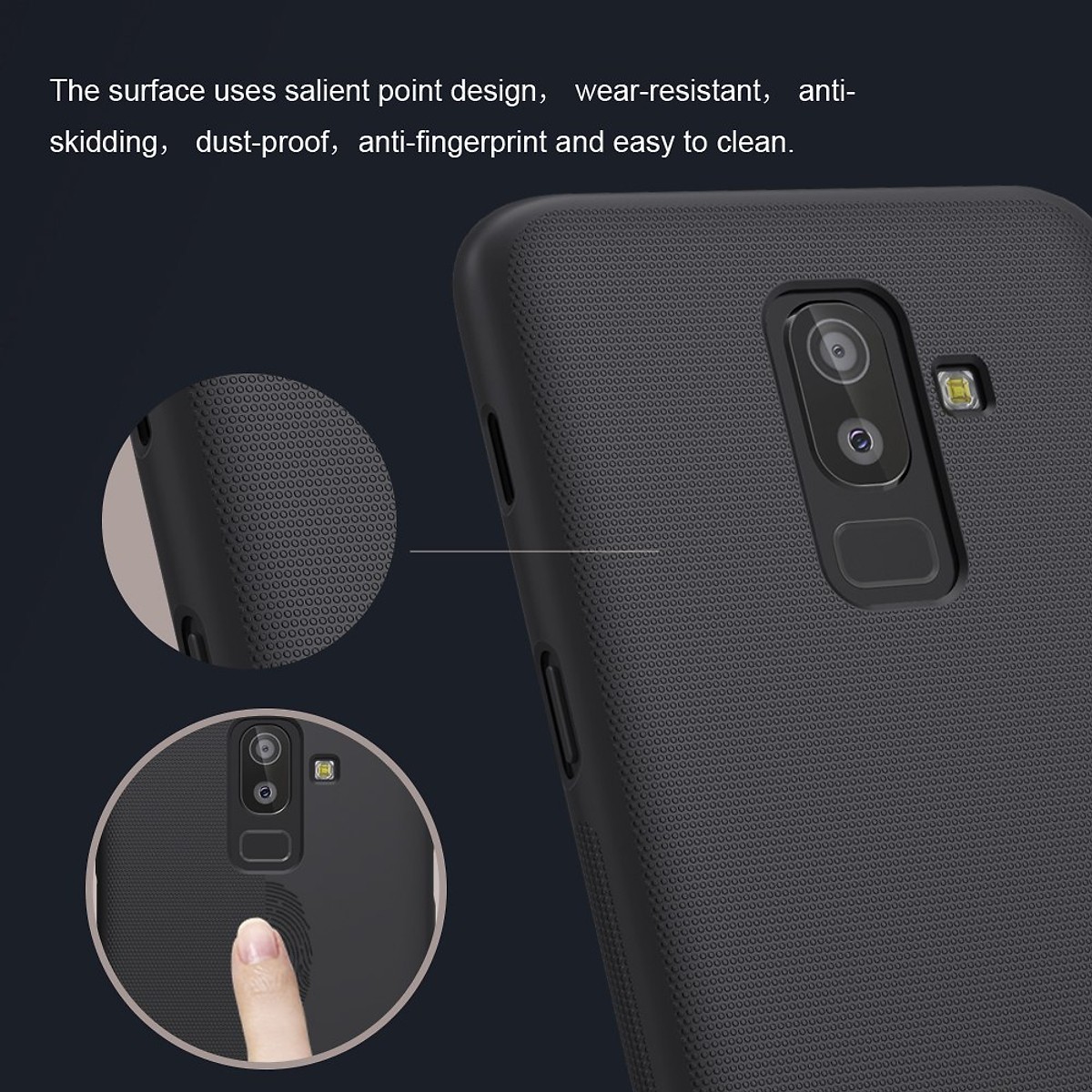 Nillkin Super Frosted Shield Matte cover case for Samsung Galaxy J8 2018