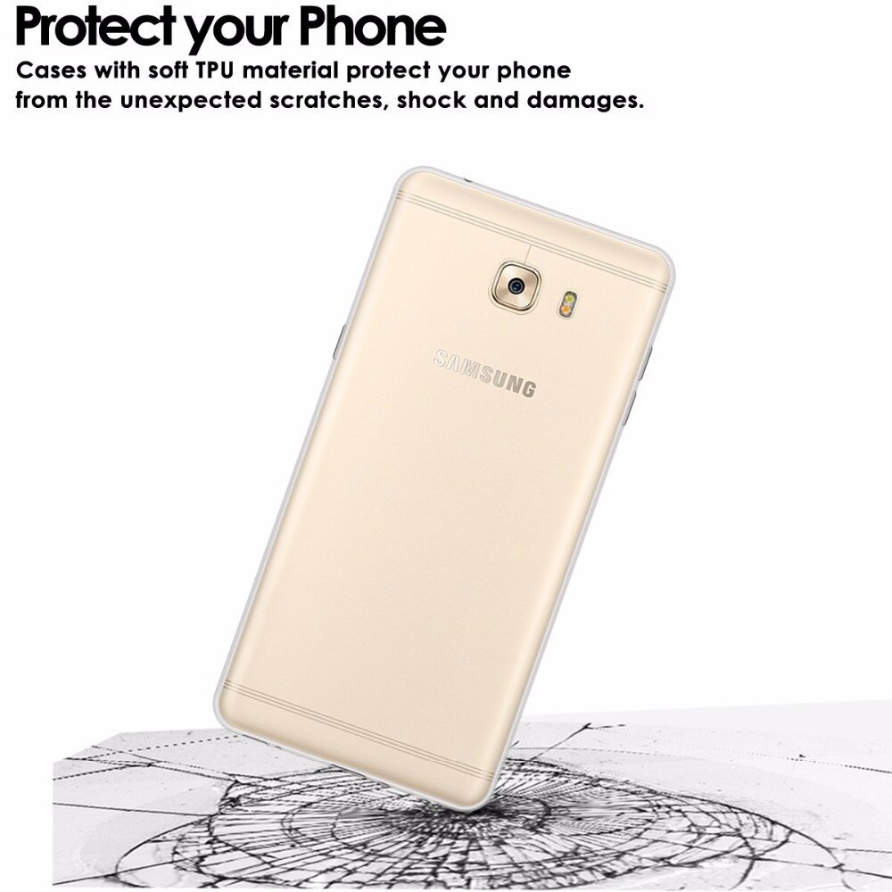 Ốp lưng dẻo silicon trong suốt cho Samsung Galaxy C9 Pro hiệu Ultra Thin